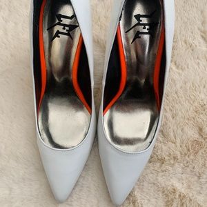 LFL White Pointy Heels/Pumps